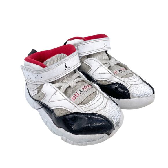 Jordan Toddler Jumpman Two Trey Shoes White Black Size 9C - Picture 1 of 6